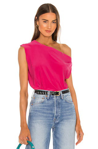 Norma Kamali Drop Shoulder Top in Rose from Revolve.com | Revolve Clothing (Global)