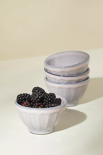 Mini Reactive Glazed Latte Bowls, Set of 4 | Anthropologie (US)