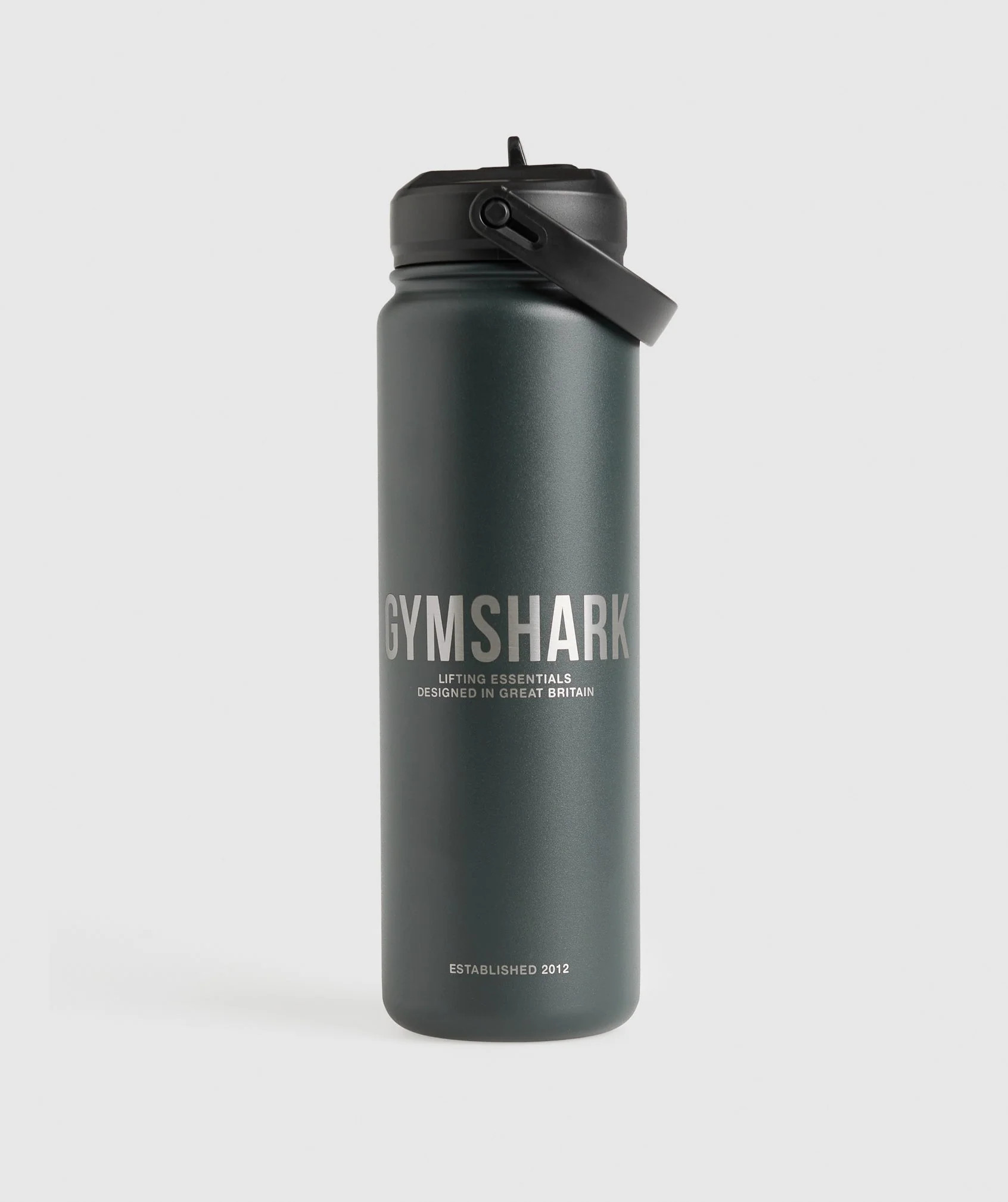 Gymshark Metal Insulated Straw Bottle 700ml - Slate Teal | Gymshark UK