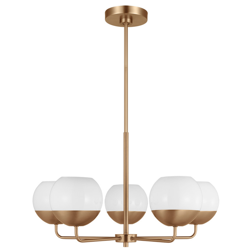 Alvin Five Light Chandelier | Visual Comfort