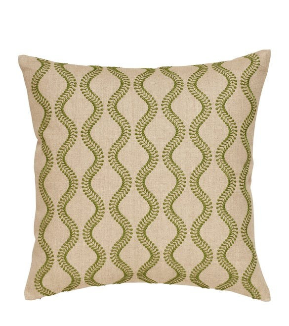 Zostera Pillow Cover - Putting Green | OKA US