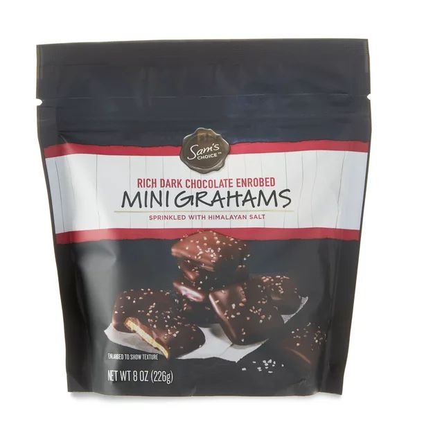 Sam's Choice Dark Chocolate Covered Mini Grahams, 8 oz - Walmart.com | Walmart (US)