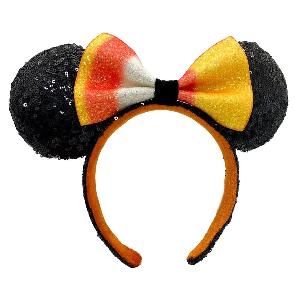 Trendy Bow Limited Party Sequins Minnie Ears Halloween Candy Corn Headband Fashion Hairband - NEW... | Walmart (US)