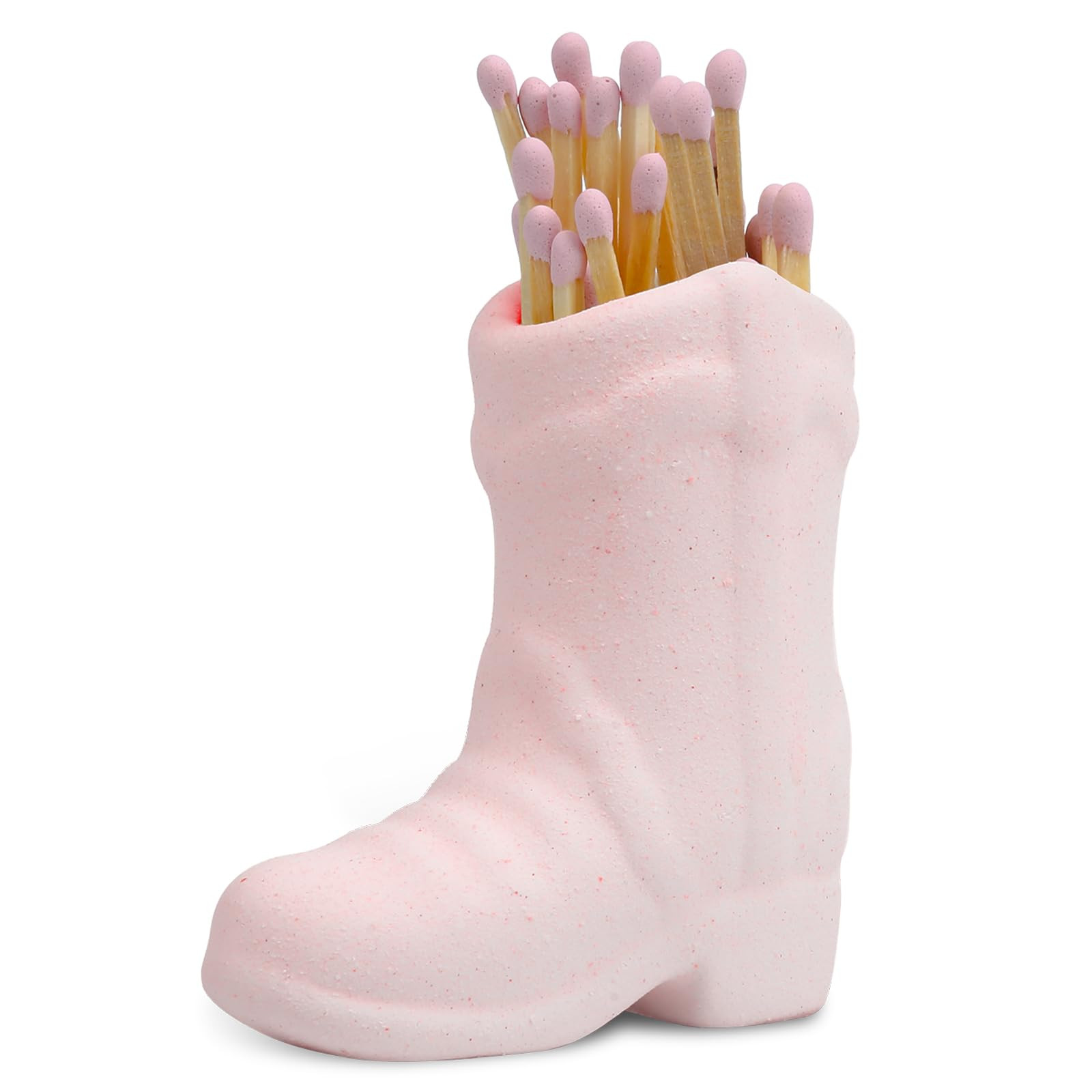 Cowboy Boot Match Holder, Cute Boot Match Holder Match Jar with Striker for Candle Ceramic Boot M... | Amazon (UK)
