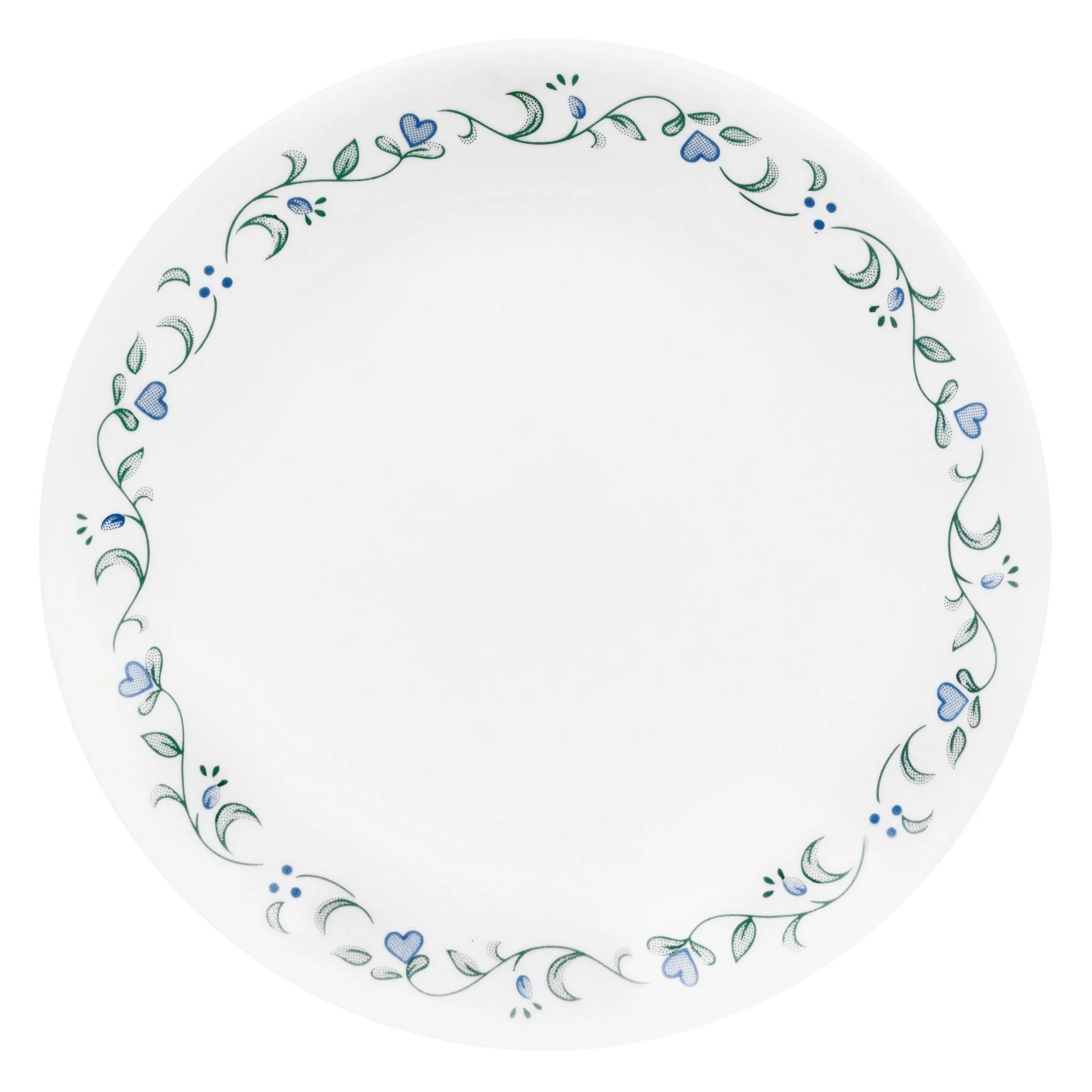 Corelle Country Cottage, White and Green Round Lunch Plate, 8.5" | Walmart (US)