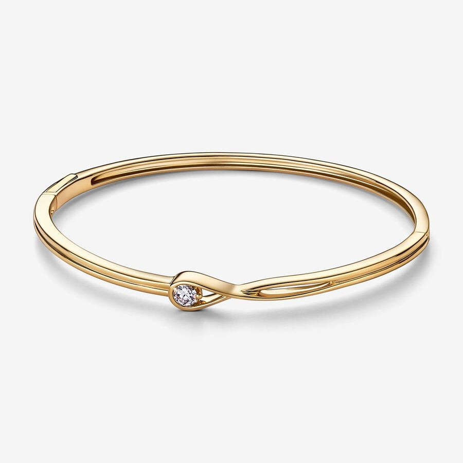 Pandora Brilliance Lab-created 0.25 ct tw Diamond Bangle | Pandora (US)