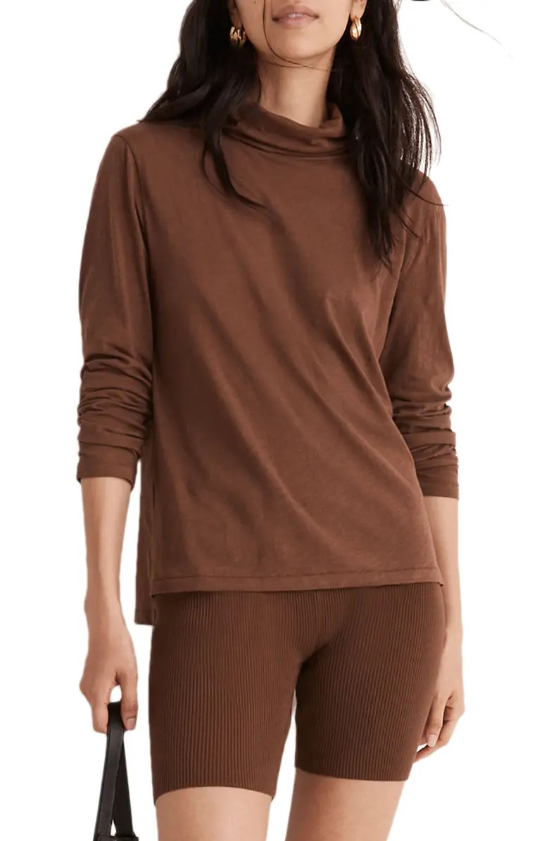 Madewell Whisper Cotton Turtleneck | Nordstrom | Nordstrom
