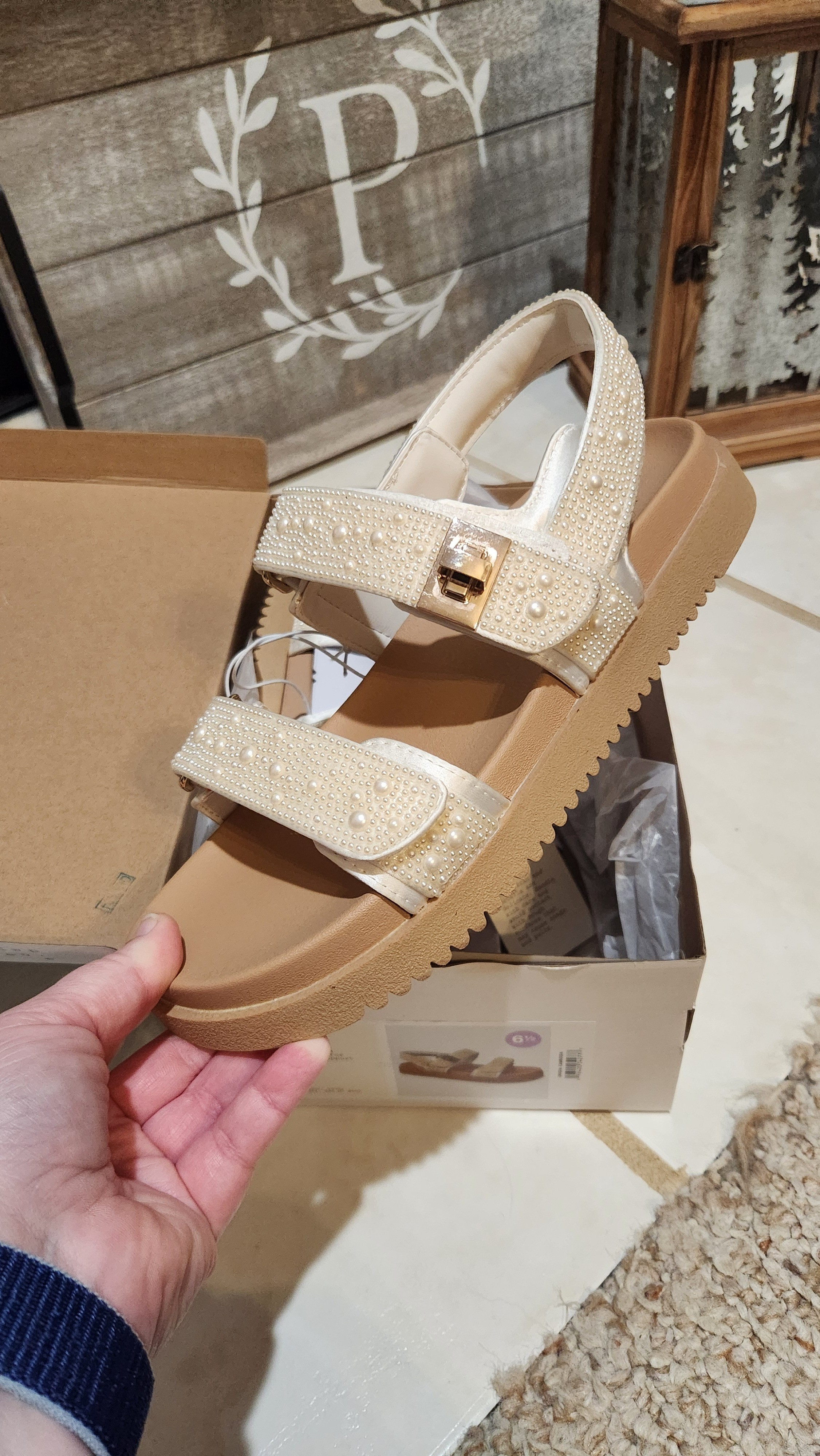 The cutest new pearl dad sandals from Target.  On sale for 20% off through Monday. 

#LTKSeasonal #LTKSaleAlert #LTKShoeCrush