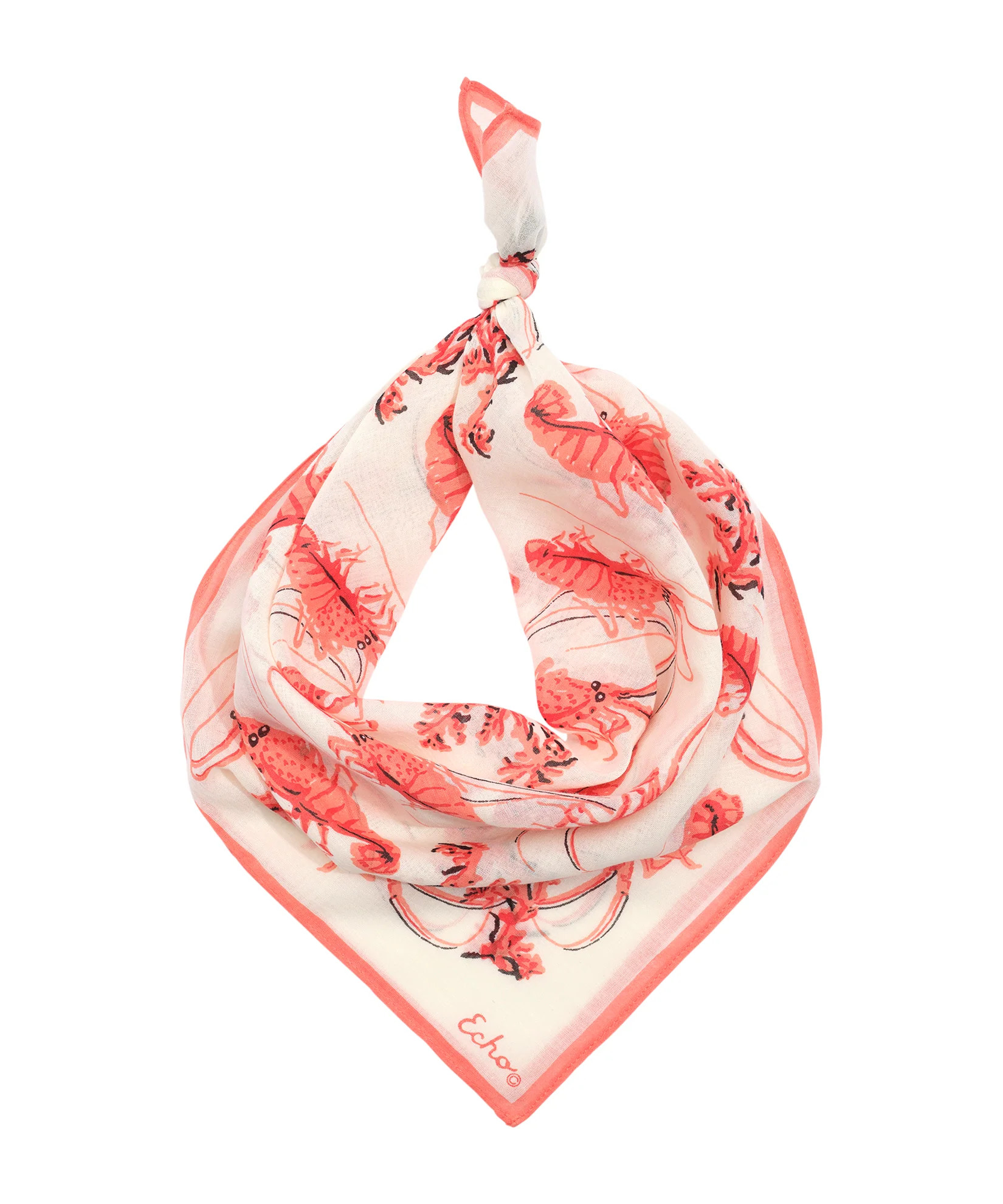 Shrimp Boat 21" Bandana | Echo New York