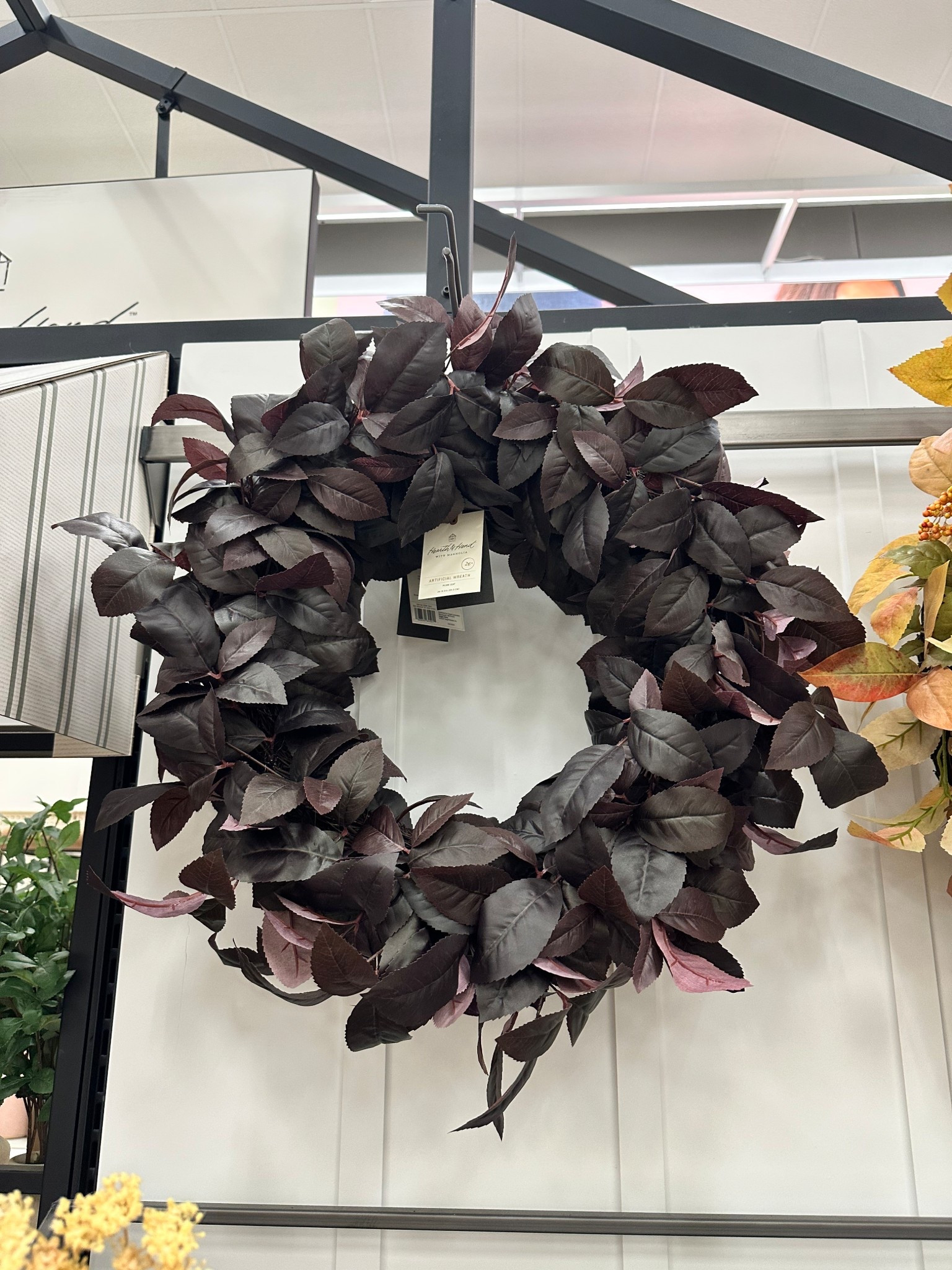 Beautiful plum leaf wreath by magnolia 

#LTKSeasonal #LTKHome #LTKStyleTip
