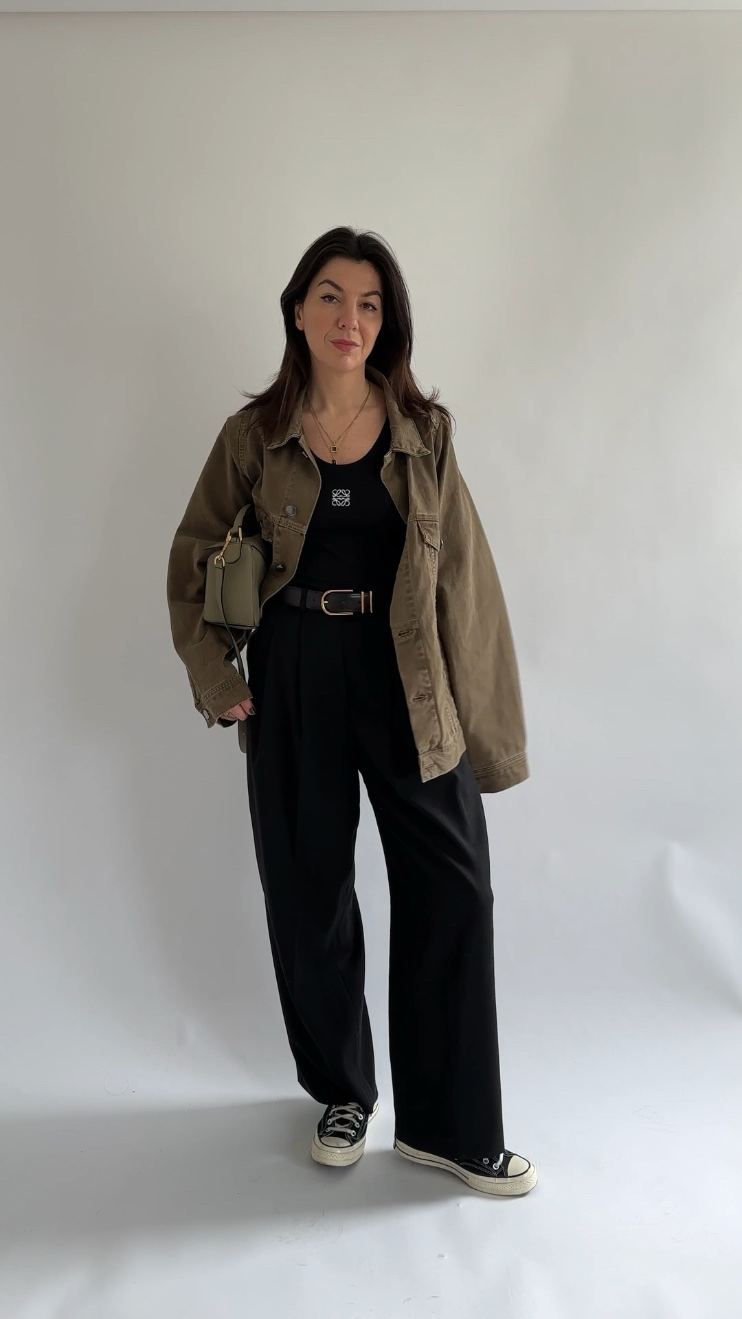 A spring outfit styling my new Raey denim jacket and Loewe tank 

#LTKeurope #LTKstyletip #LTKunder100