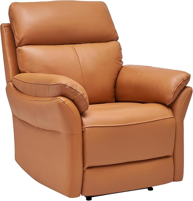 AIRSKY Genuine Leather Recliner Chair, Top Grain Leather, Italian Water-Washing Process, Wall Hug... | Amazon (US)
