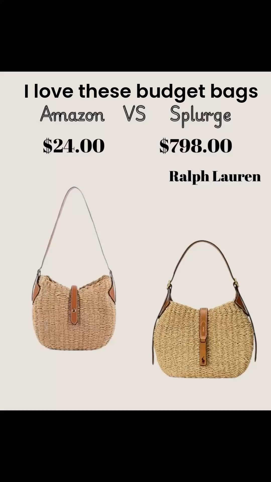 Check out these great budget handbags that look just like the high-end designer version. See all the Amazon versions here ⬇️

#LTKMidsize #LTKOver40