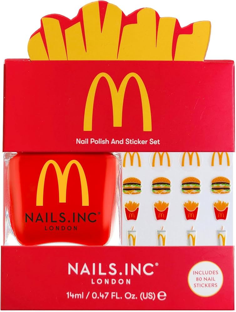 Nails.INC x McDonald’s Nail Polish and Sticker Duo | Amazon (UK)