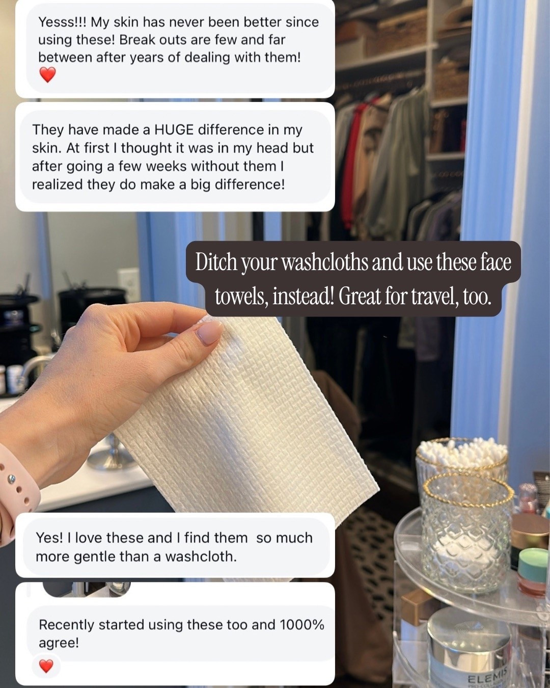 My favorite disposable face towels on sale for prime day