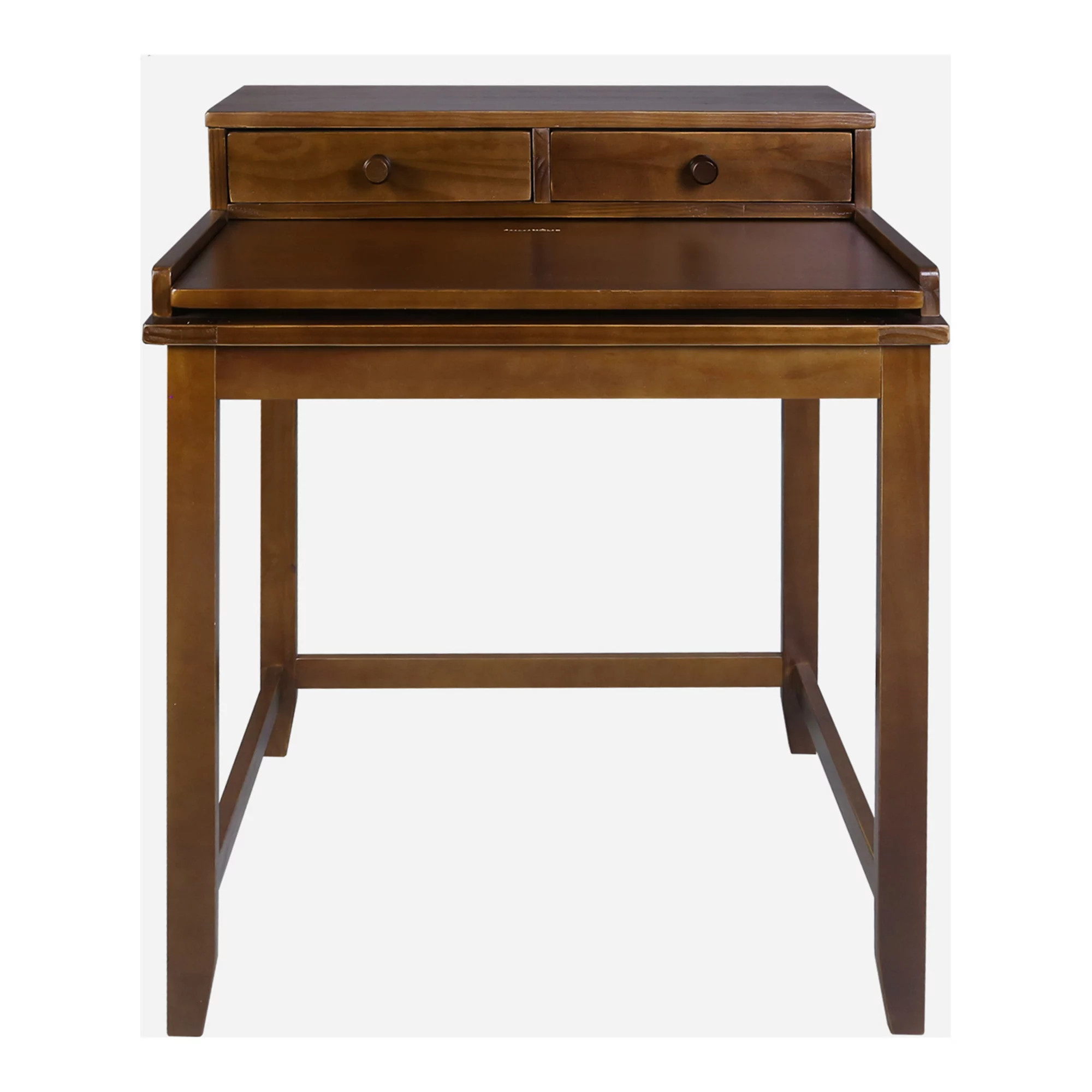 Casual Home Solid Wood Desk with Hutch, Pull-out tray, & Concealed Compartment | Kohl's