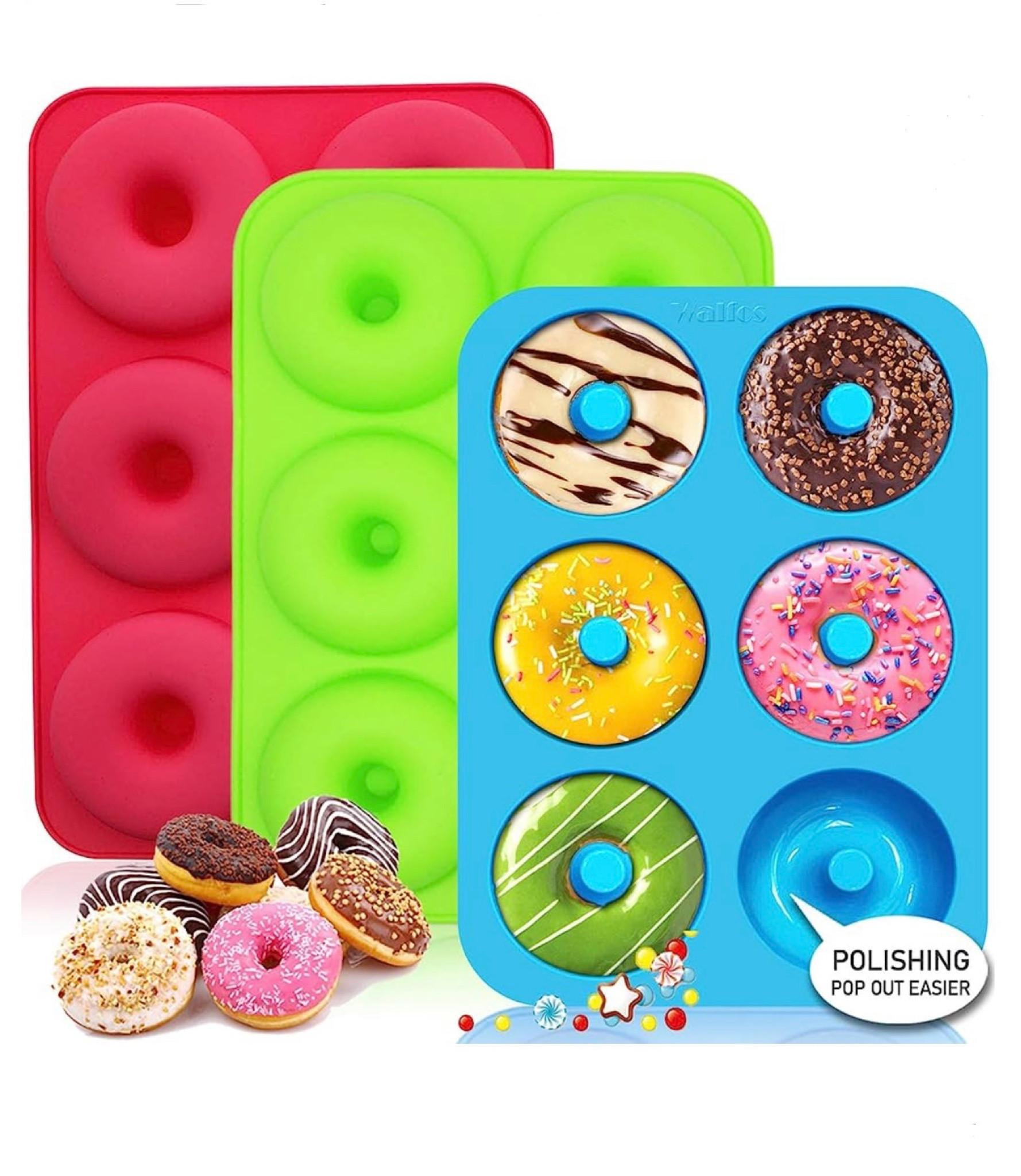 Silicone pop-out donut molds. Comes in a set of 3

#LTKunder50 #LTKhome