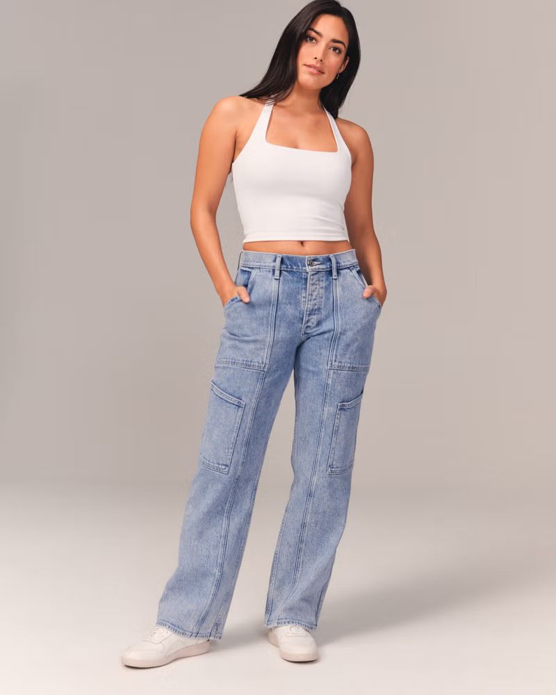 Women's Low Rise Carpenter Jean | Women's Bottoms | Abercrombie.com | Abercrombie & Fitch (US)