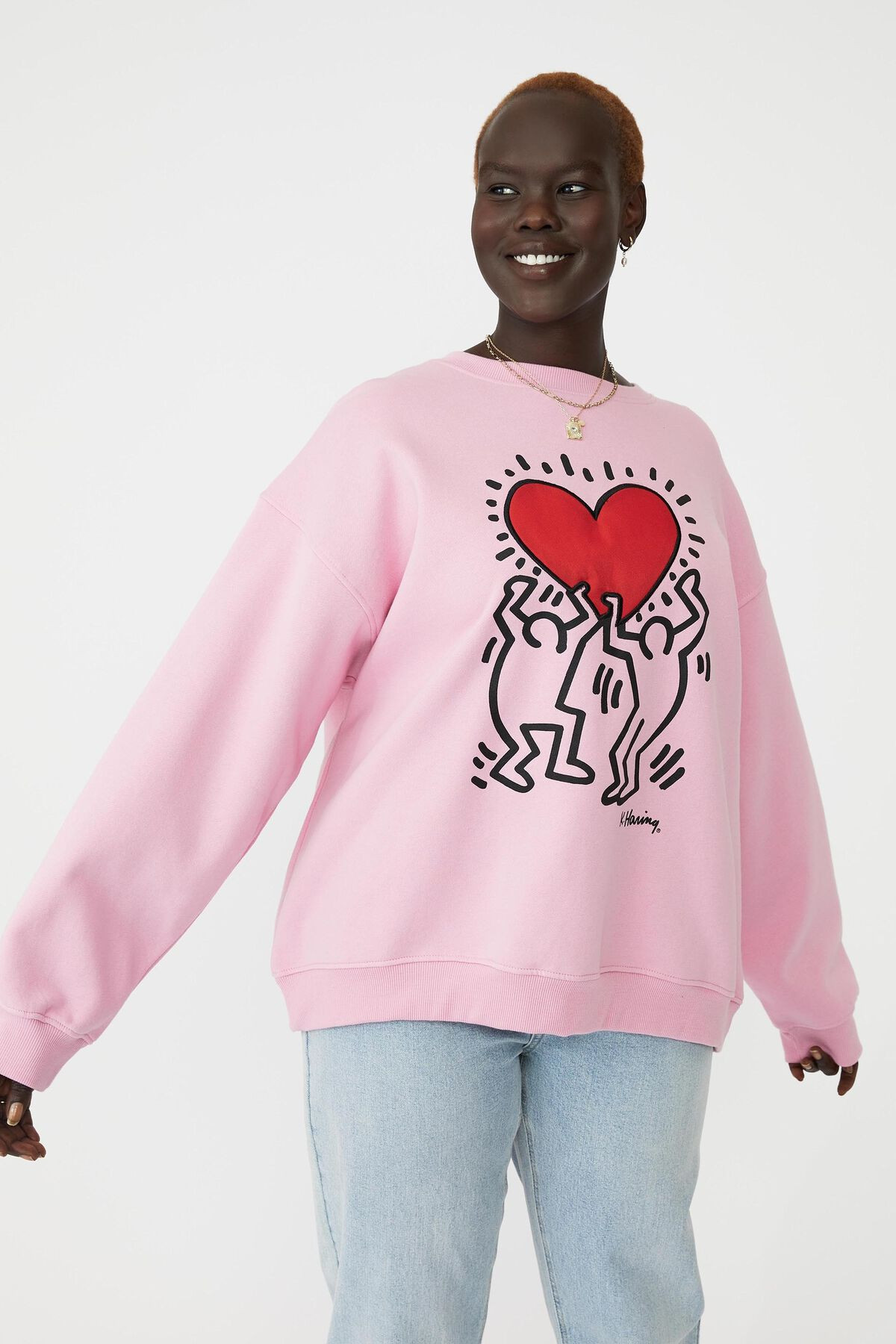 Curve Keith Haring Crew Sweatshirt | Cotton On (ANZ)