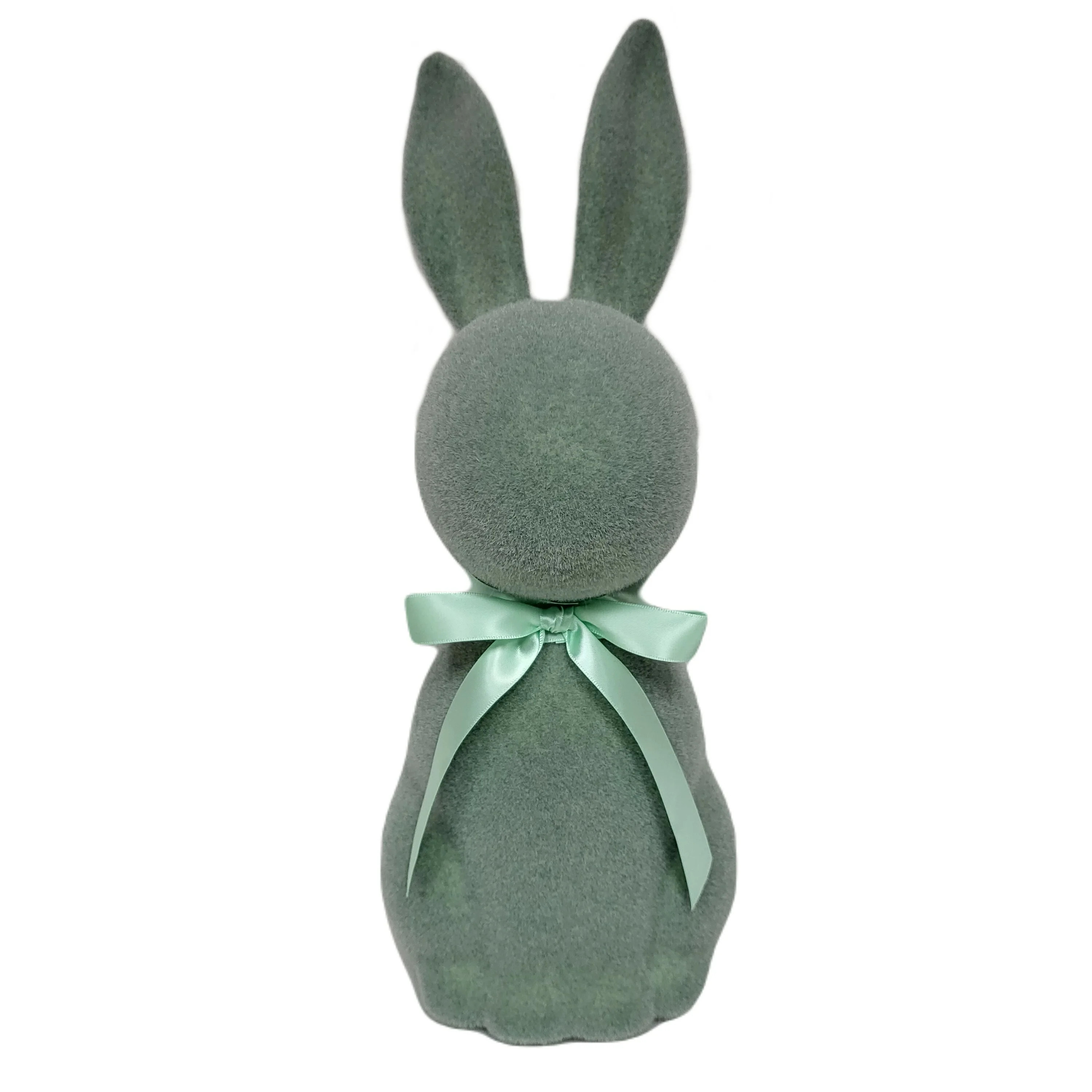 Easter Flocked Green Bunny Decor, 16 in, by Way To Celebrate | Walmart (US)