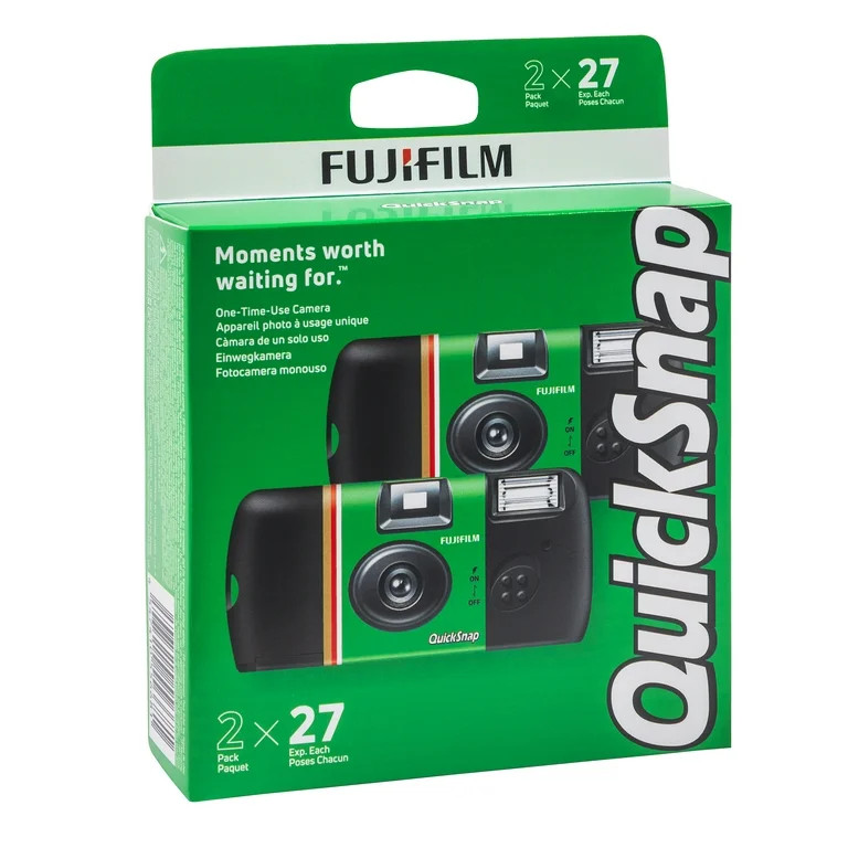 Fujifilm Quicksnap One Time Use 35mm Camera with Flash, 2 Pack | Walmart (US)