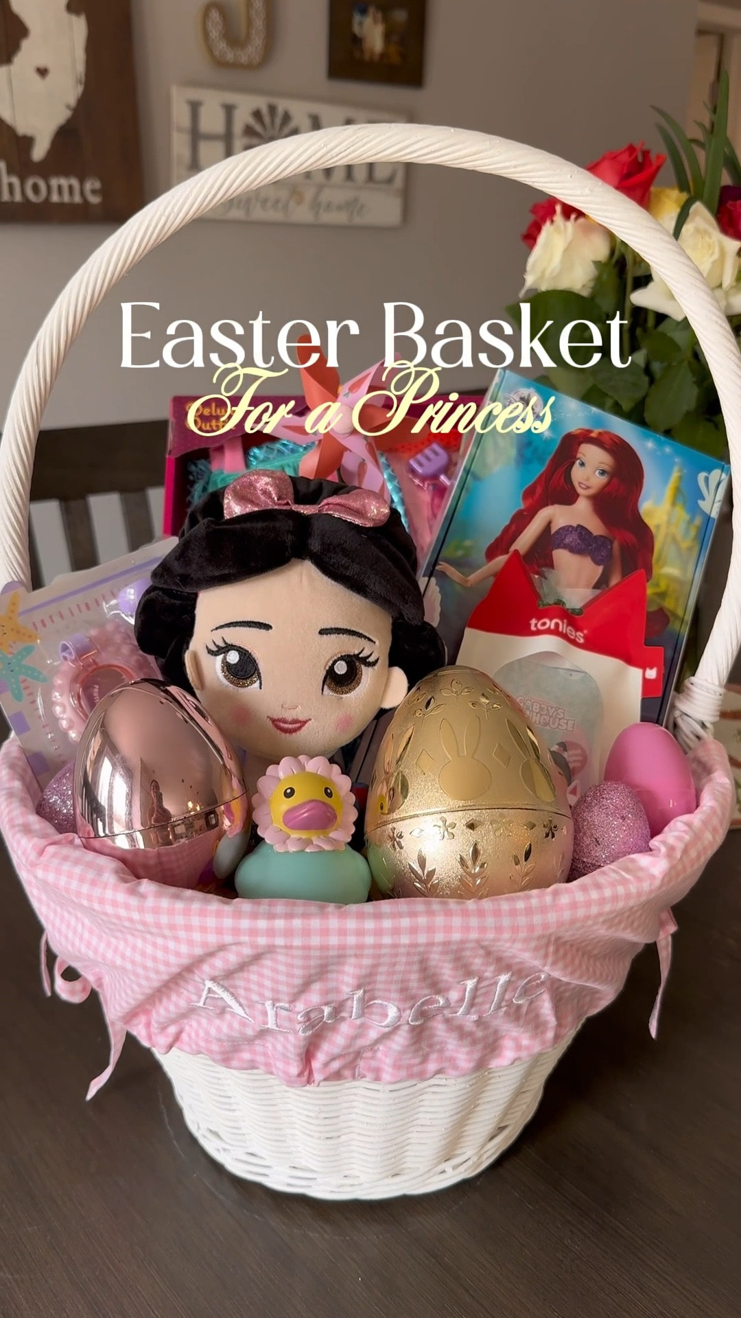 An Easter basket fit for a princess! 👑 

toddler girl Easter basket, princess Easter basket, Disney princess Easter basket, mermaid Easter basket, little girl Easter basket ideas, non candy Easter basket toddler, pink Easter basket ideas, Tonies box character, toddler Easter gifts girl, spring toys for toddlers, chalk for kids Easter basket, pool toys for toddlers, pink goggles kids, magical themed Easter basket, preschool girl Easter ideas

#LTKmomlife #LTKSeasonal #LTKKids