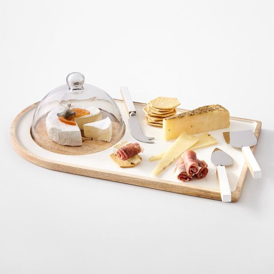 Wood and Enamel Cloche Cheese Board​ | Mark and Graham