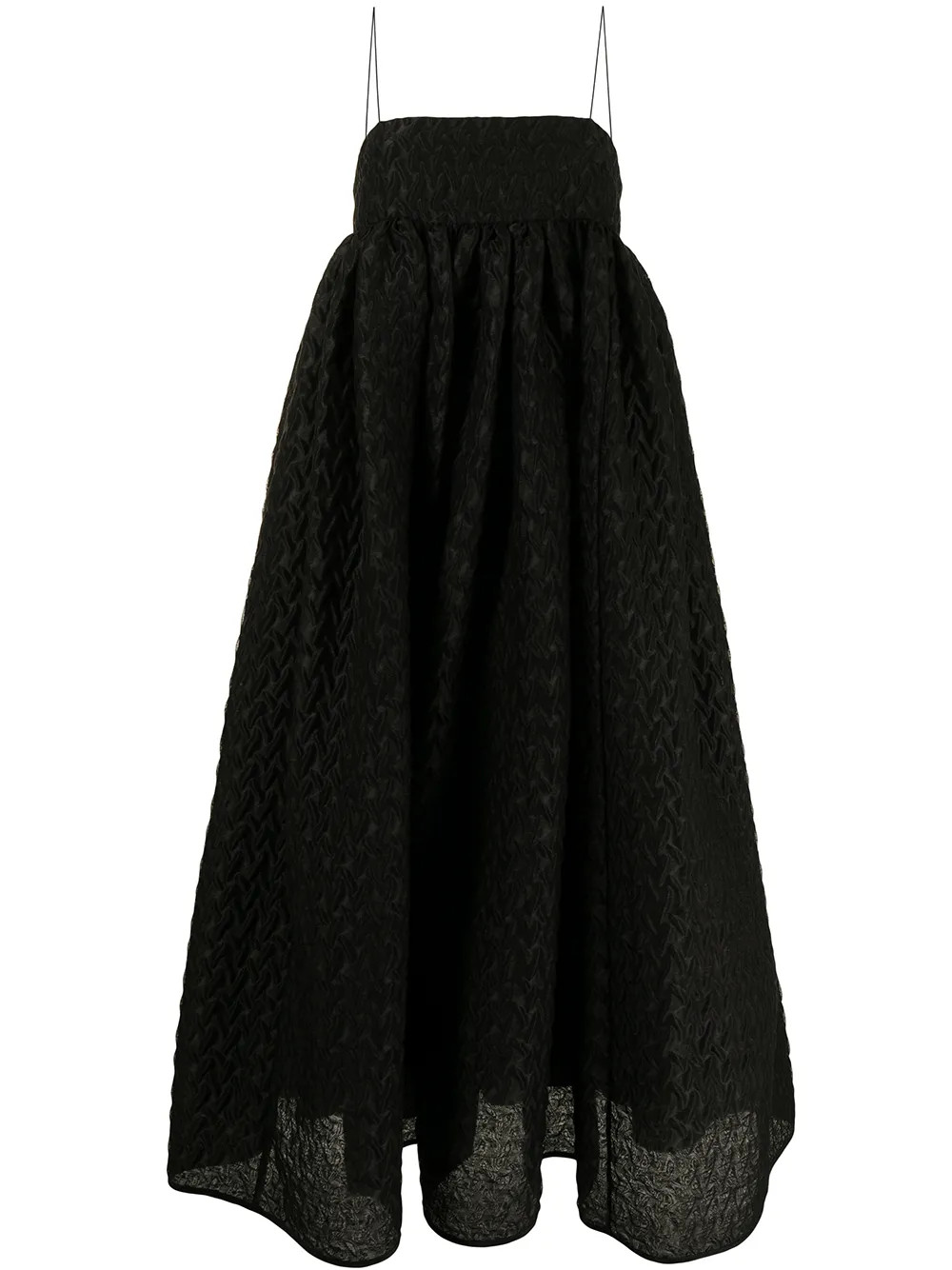 Beth flared spaghetti-strap dress | Farfetch Global