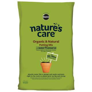 Miracle-Gro Nature's Care 16 qt. Organic and Natural Potting Mix with Water Conserve-71686630 - T... | The Home Depot