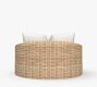 Huntington Wicker Round Swivel Outdoor Daybed (56") | Pottery Barn (US)