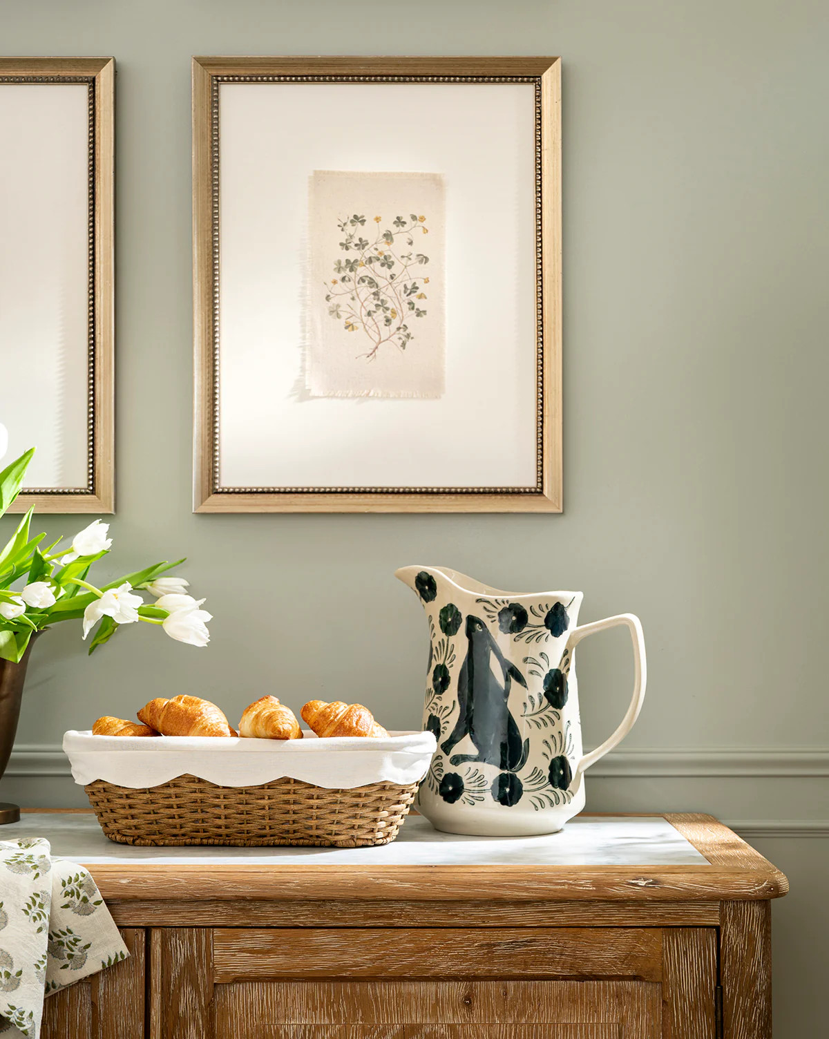 Hand-Painted Floral Pitcher | McGee & Co. (US)