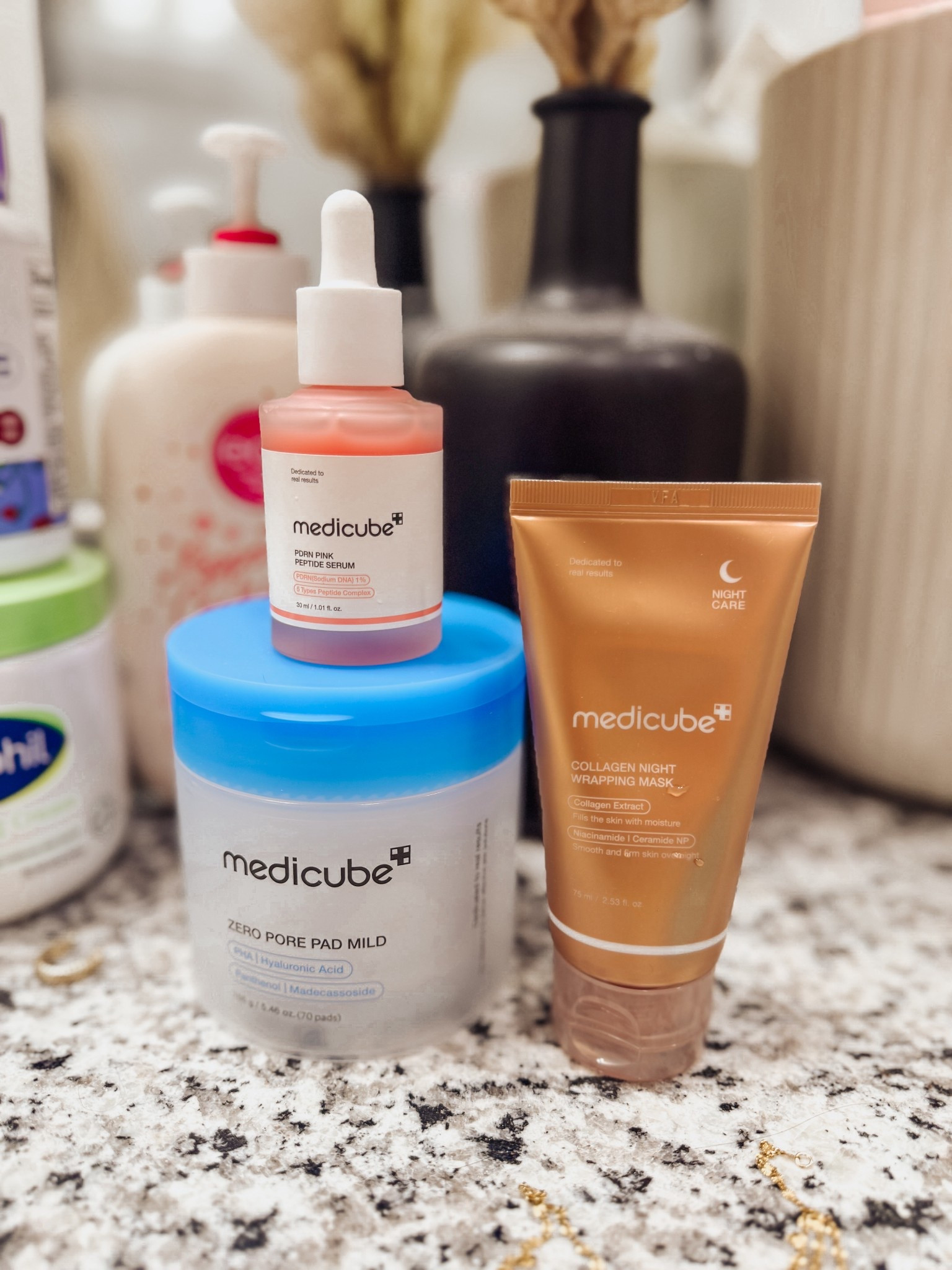 update on the medicube I bought, I absolutely love these & I think I need more haha
I’m not even sure what makes the perfect skin routine but I need to get more 😂 

I linked the lowest prices I could find which are on sale at Ulta rn! 🔗⬇️💗

#LTKmomlife #LTKgrwm #LTKselfcare