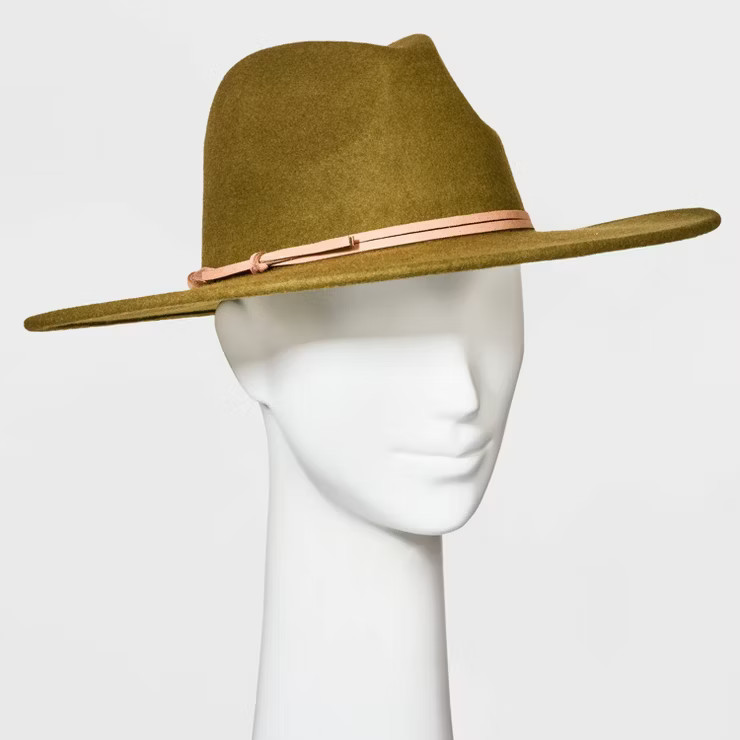 Women's Wide Brim Felt Fedora Hat - Universal Thread™ | Target