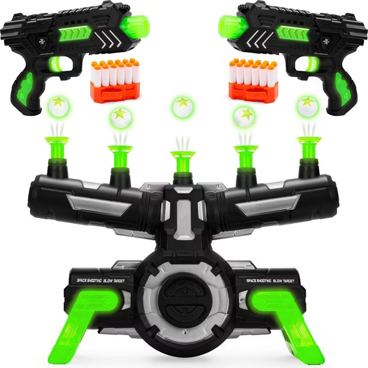 Best Choice Products Floating Target Shooting Game Set w/ 2 Glow-in-the-Dark Foam Dart Guns, 24 D... | Target