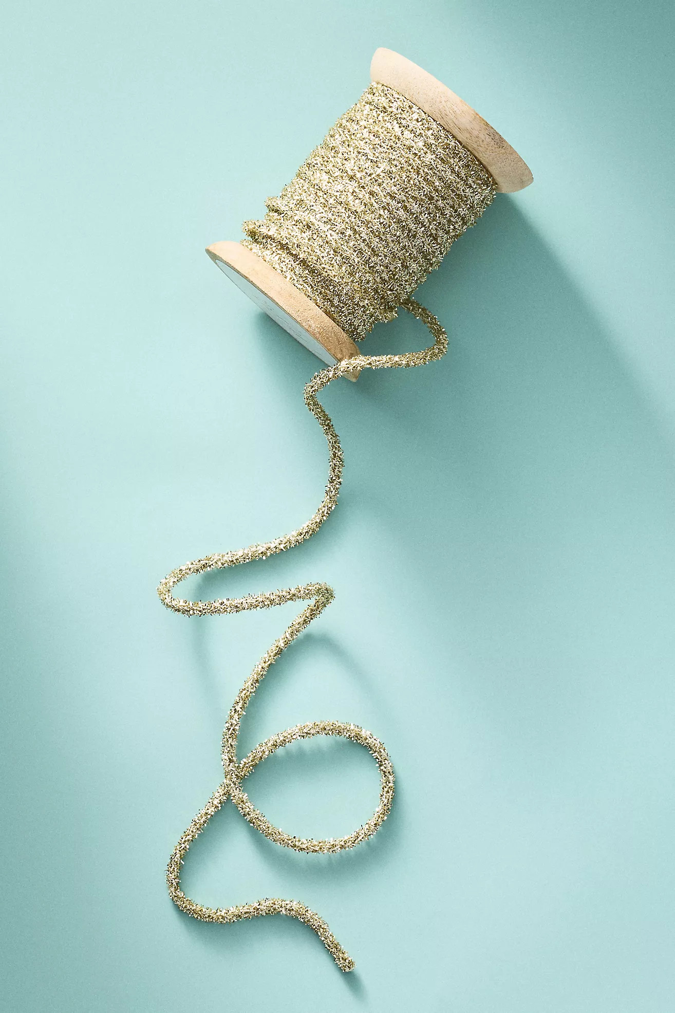 Fuzzy Tinsel Gift Ribbon | Anthropologie (US)