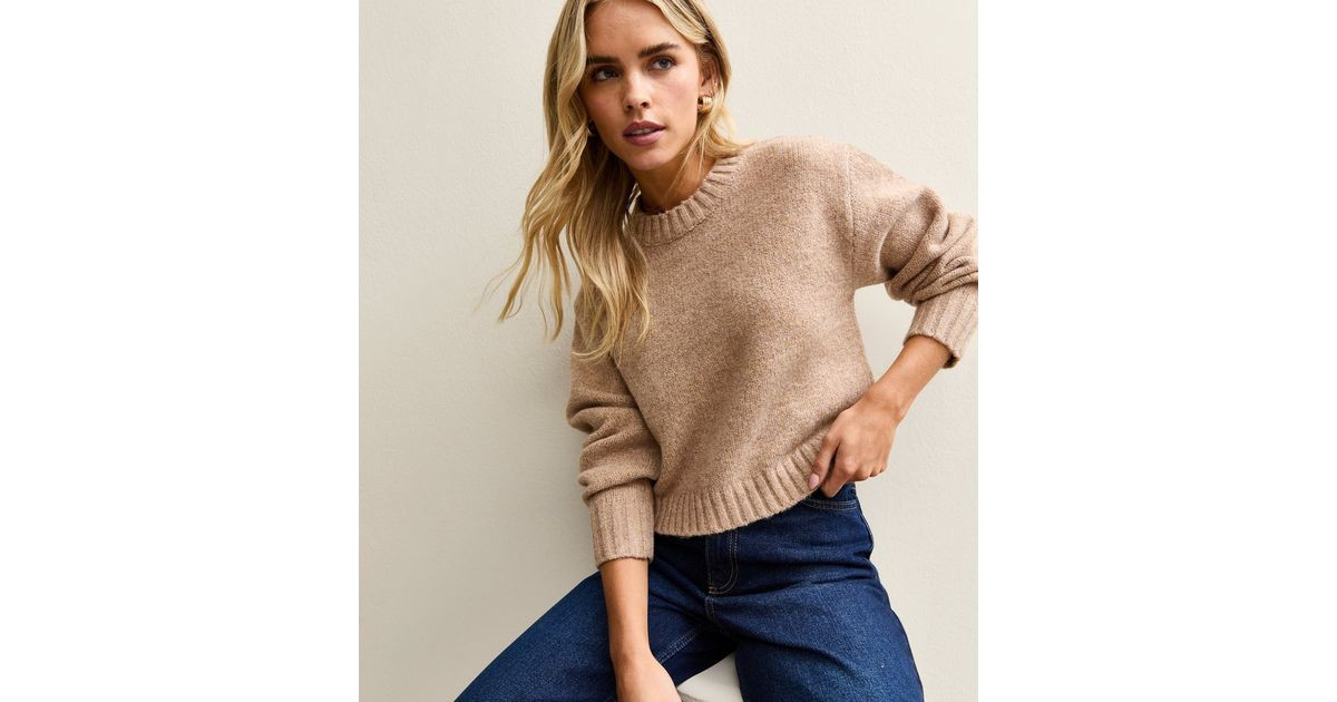 Petite Camel Midweight Knit Jumper | New Look | New Look (UK)