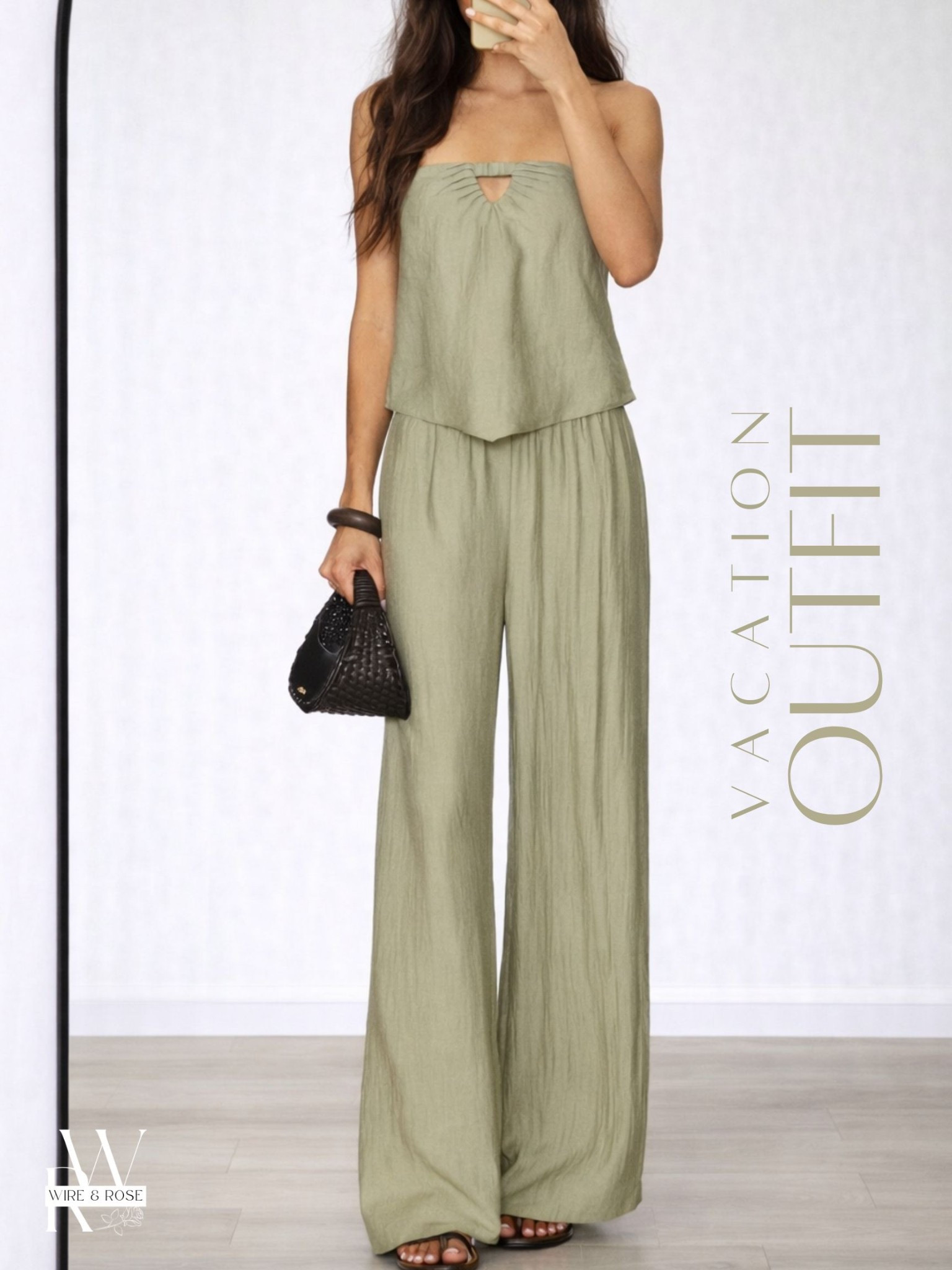 A matching set you’ll need this summer and to pack in your travel bag! 

🏷️ tube top / beach pants / vacation outfit / matching outfit / matching set 