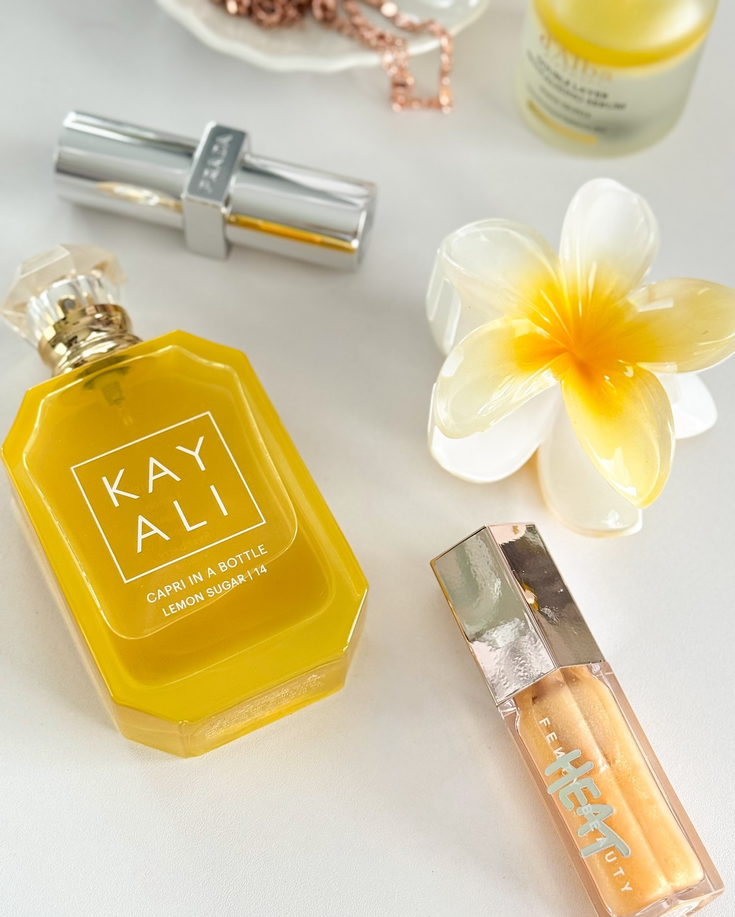 🍋☀️ before the season ends soon, here’s my summer go-to’s

the year is flying by so quickly 😮‍💨 so heres my golden lemon–themed beauty faves

a few were reccos from my mom, she actually got me into the lemon sugar spray by @kayali and now i’m obsessed. it’s really sweet but still feels unique, i don’t have anything like it in my collection! i’ve even been getting a ton of compliments on it so it’s def a new fave 🥰

@dalba_global @pradabeauty @fentybeauty

#summeressentials #beautytips #glowingskin #ugccreator #ugc #contentcreator #content #ugcexample #skincarecommunity #skincare #fragrance #aesthetic #ugccommunity #ugcphotography

#LTKBeauty #LTKFindsUnder100 #LTKSeasonal