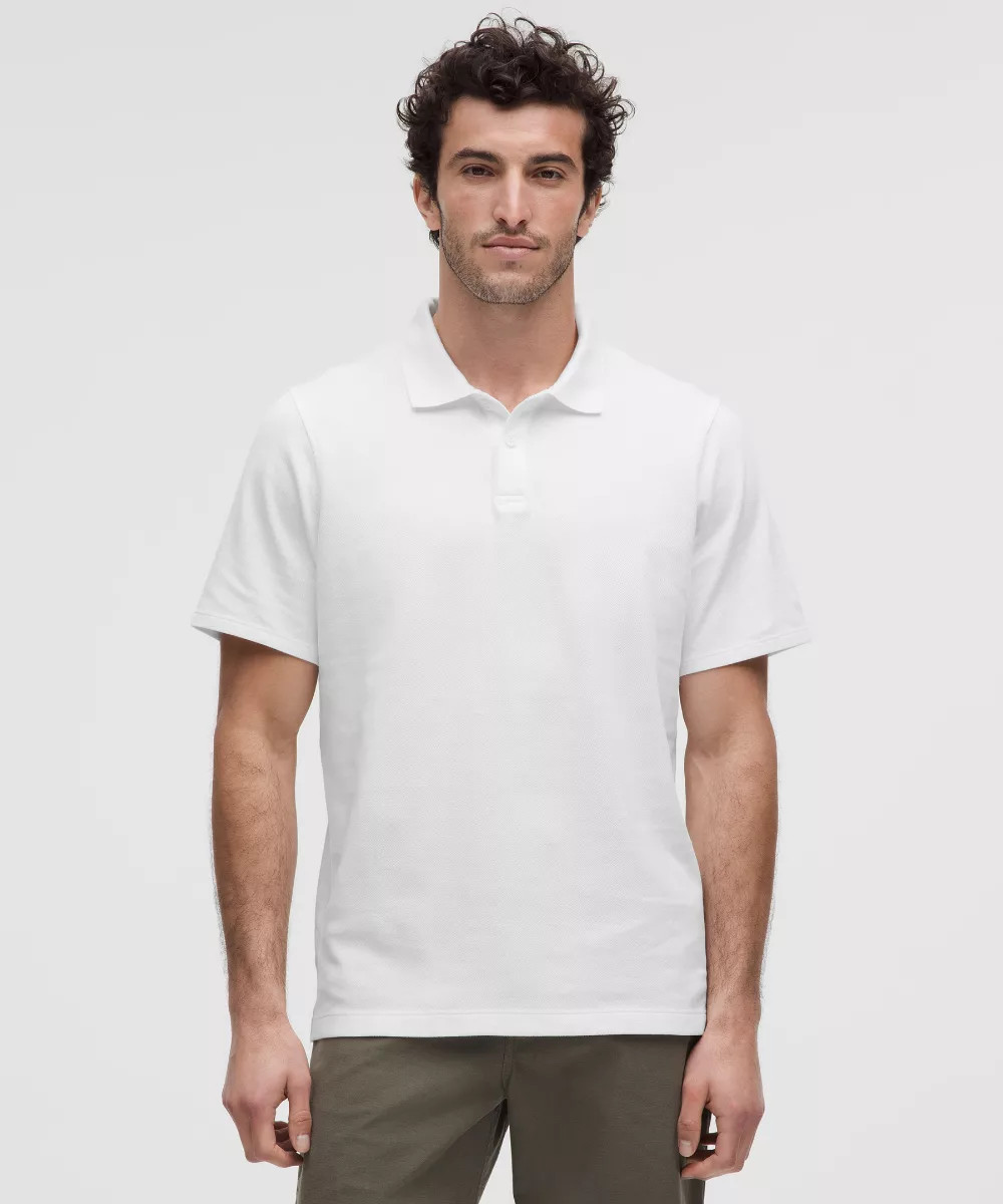 Cotton Pique Short-Sleeve Polo Shirt | lululemon (AU)