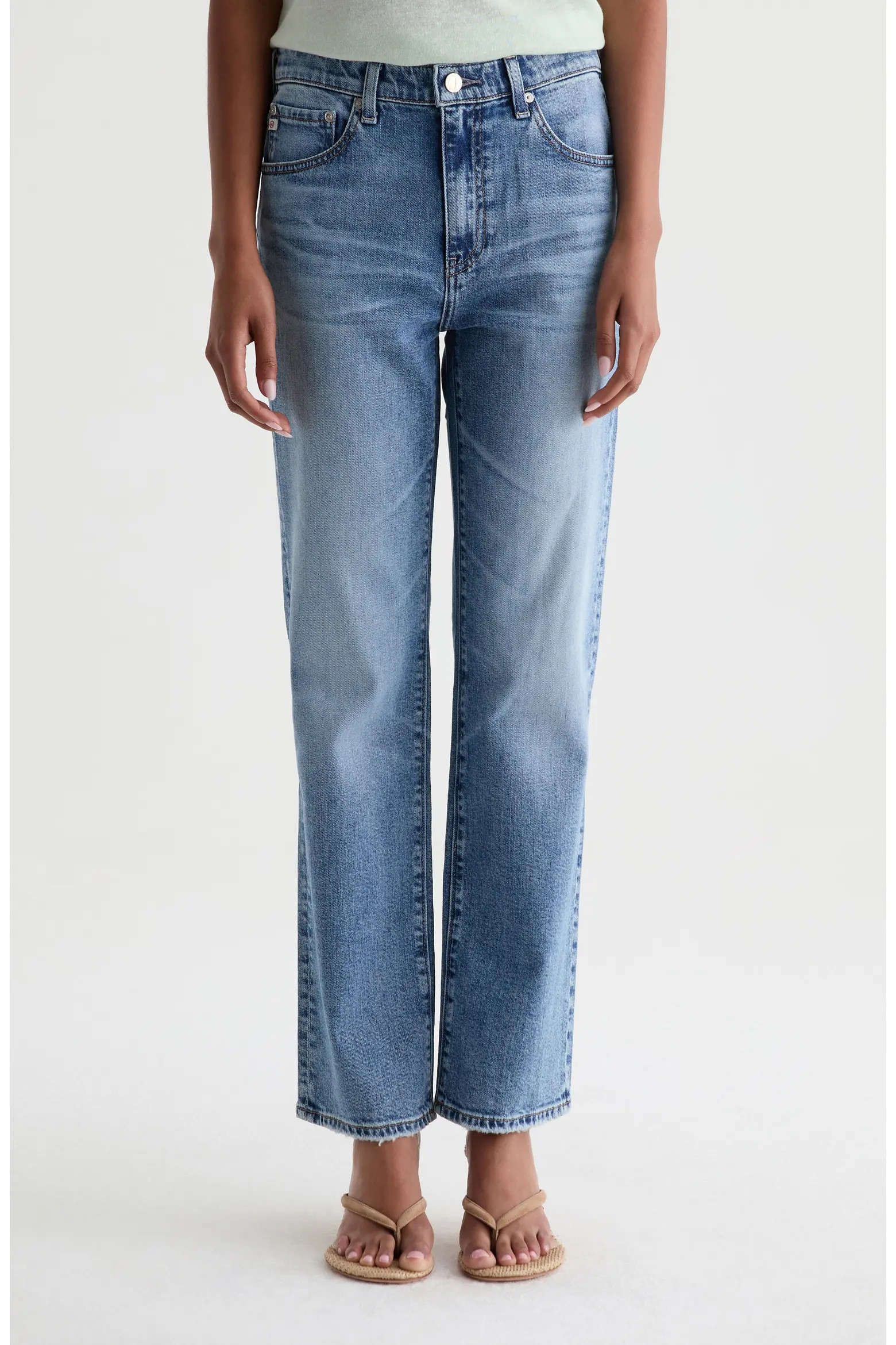 Brinley Mid Rise Straight Leg Jeans (Women) | Nordstrom | Nordstrom