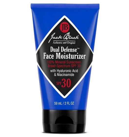 Dual Defense™ Face Moisturizer 100% Mineral Sunscreen Broad Spectrum SPF 30 with Hyaluronic Aci... | Jack Black