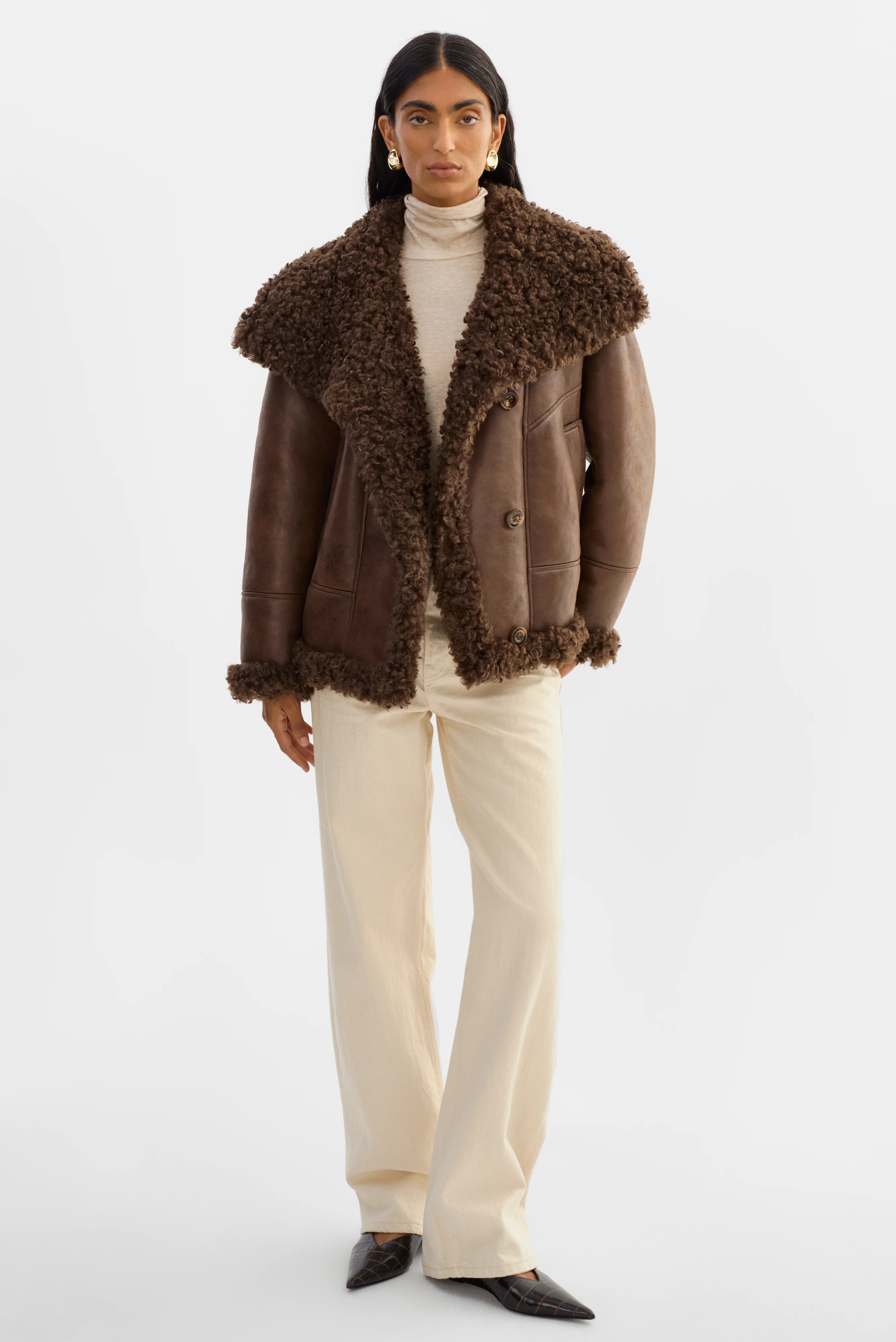 DEMI | Faux Shearling Coat | LAMARQUE
