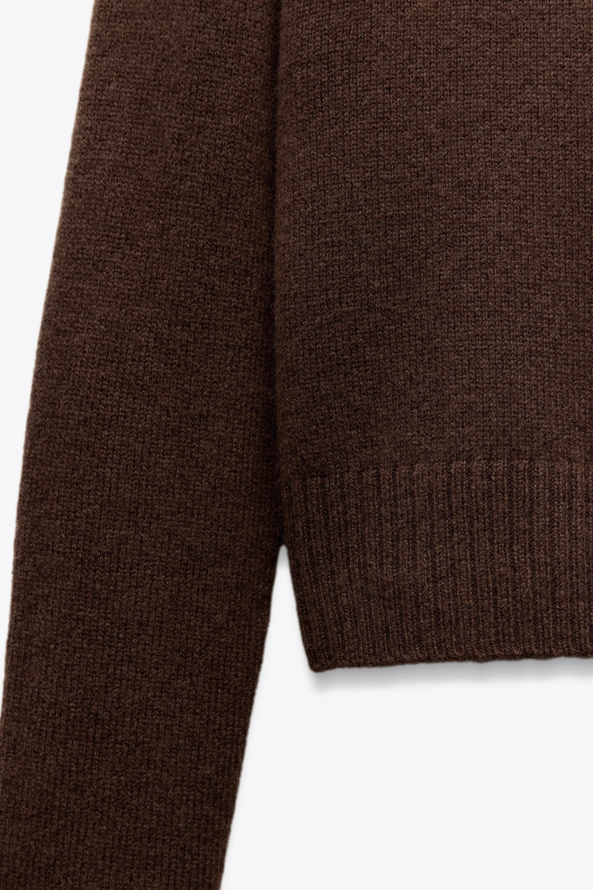 BASIC 100% WOOL SWEATER | Zara US
