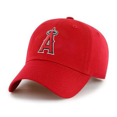 MLB Los Angeles Angels Clean Up Hat: Adjustable Cotton Baseball Cap, Team Logo Design | Target