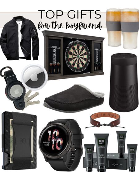 Top gifts for the boyfriend include dart board, free sable beer mugs, Bluetooth speaker, “you’re my person” bracelet, skincare routine for men, Garmin watch, slippers, Ridge wallet, keychain, Apple AirTag, and jacket.

Gifts for him, boyfriend gifts, gifts for boyfriend, Christmas gifts for boyfriend, Christmas gifts, gift guide

#LTKmens #LTKGiftGuide #LTKunder100