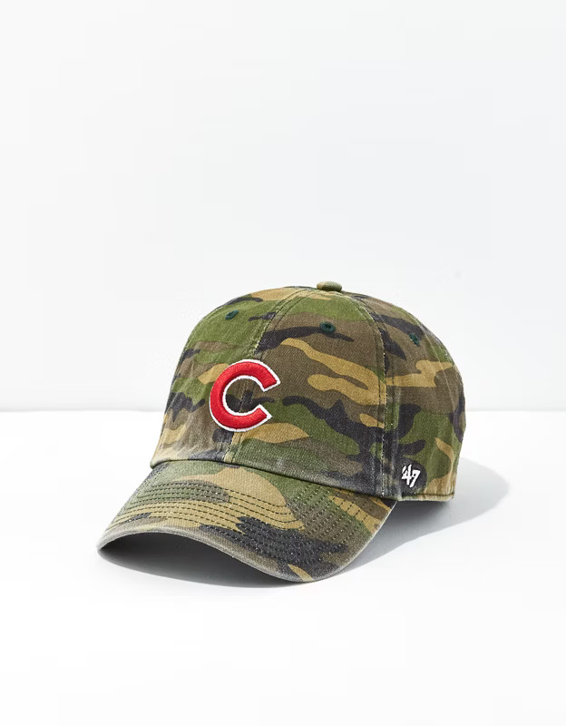 '47 Chicago Cubs Camo Baseball Hat | American Eagle Outfitters (US & CA)