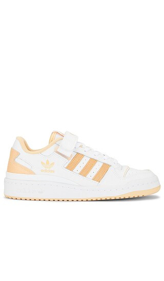 Forum Low Sneaker in White & Orange Rust | Revolve Clothing (Global)