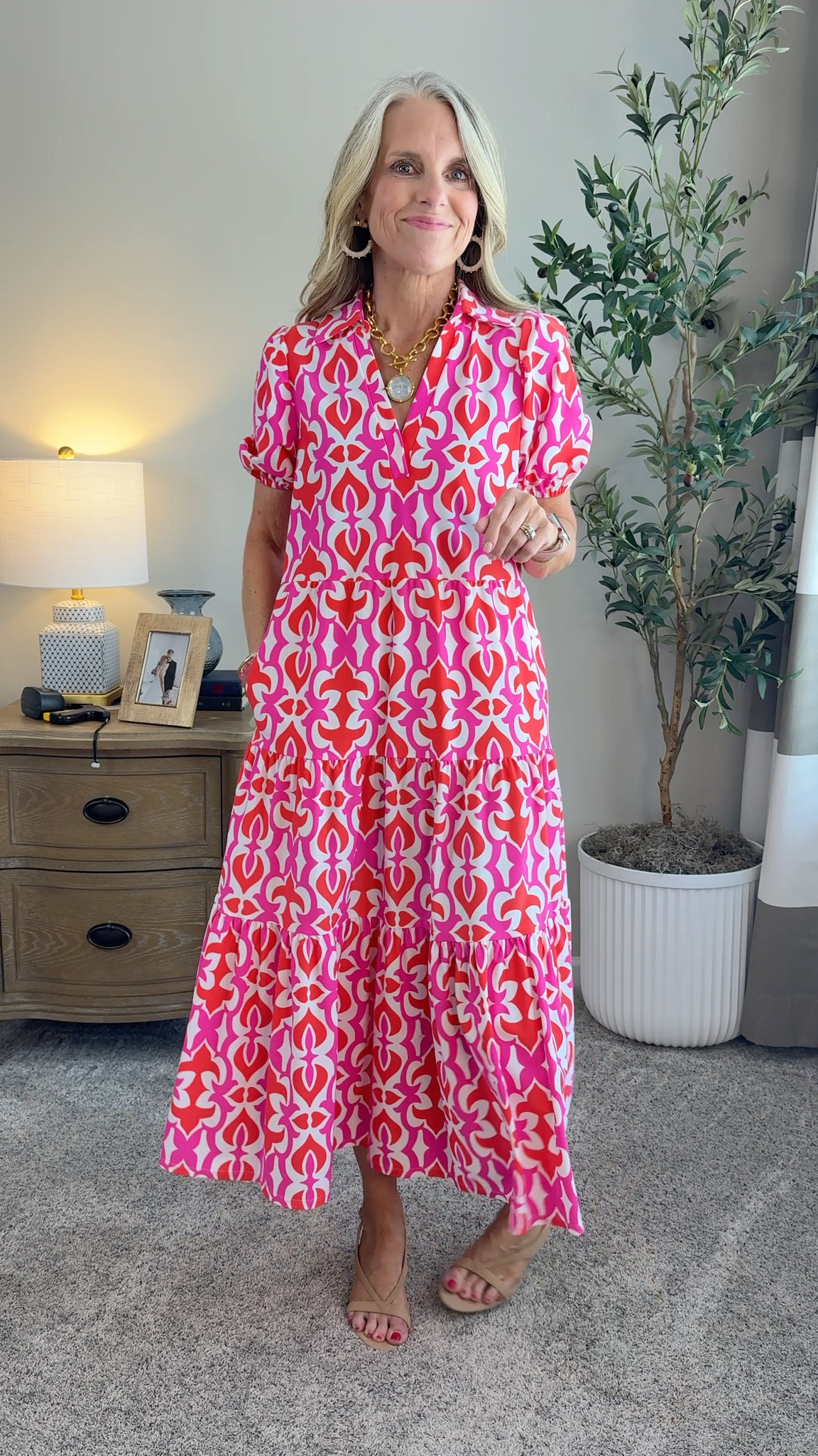 Wearong XS. This dress is so versatile as far as options for wearing. Work, vacay, daily, church, showers 

#LTKOver40 #LTKMothersDay #LTKWorkwear
