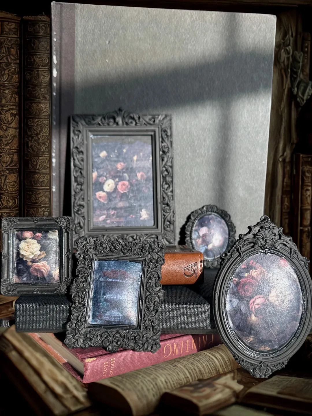 Heirloom Noire | Set of Five Antique Style Frames, Dark Romantic Decor, Vintage Inspired Decorati... | Etsy (US)