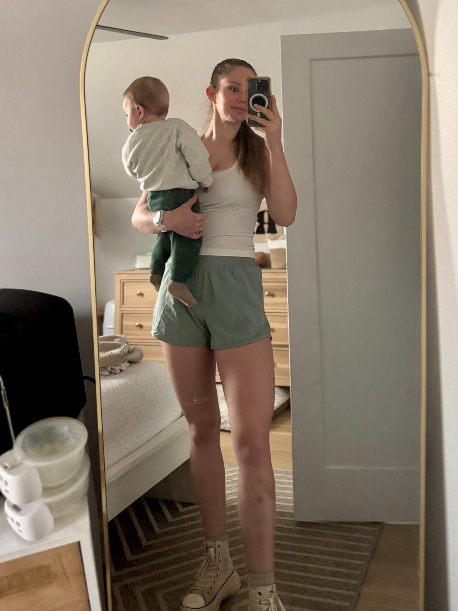 Gym fit check with my mini 🏃🏽‍♀️ 👶🏼 🩵

#LTKbaby #LTKcanada #LTKfitness